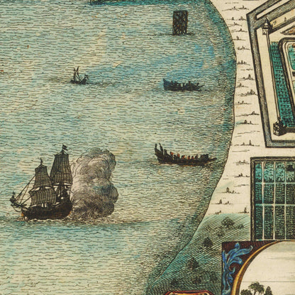 Historical city map  Test product horizontal 3 sizes