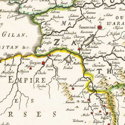 Historical city map  Test product horizontal 3 sizes