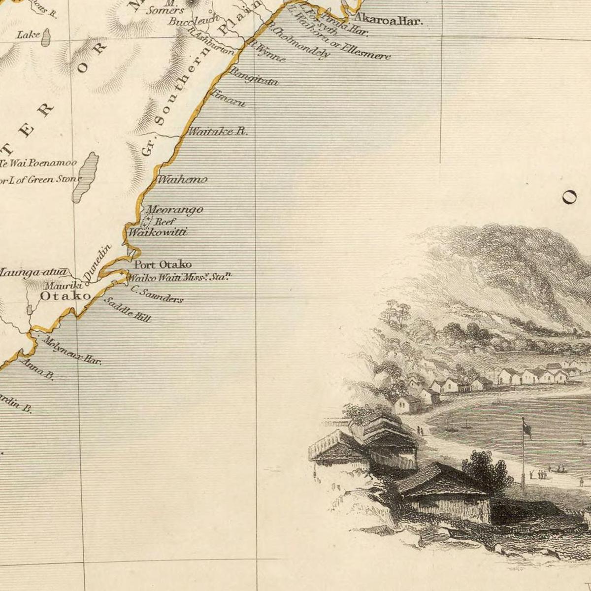 Neuseeland um 1850