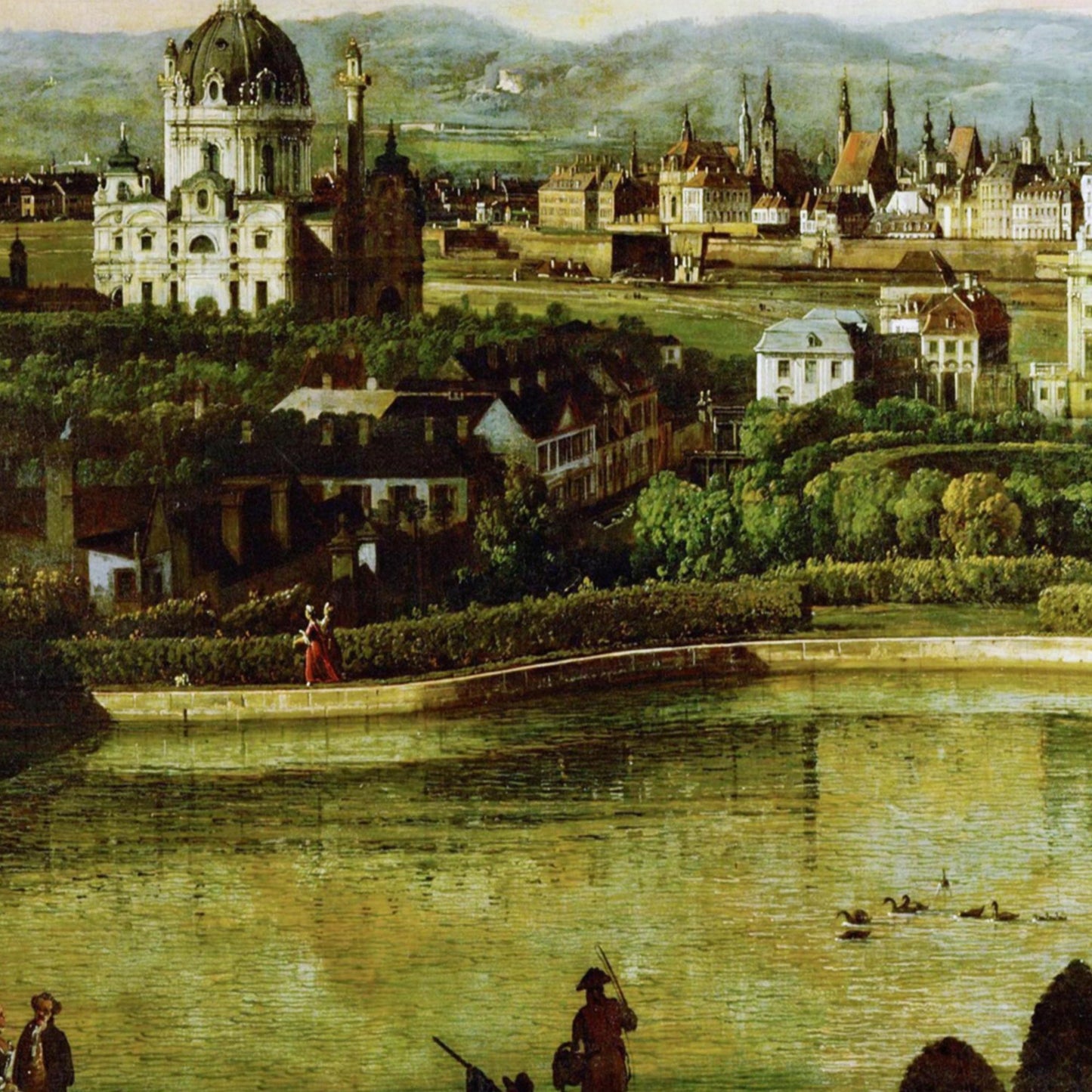 Historische Ansicht Wien um 1750