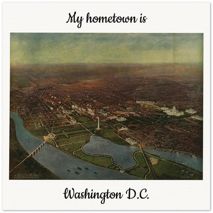 Personalisierte historische amerikanische Stadtansichten