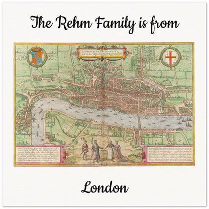 Personalisierte historische europäische Stadtansichten