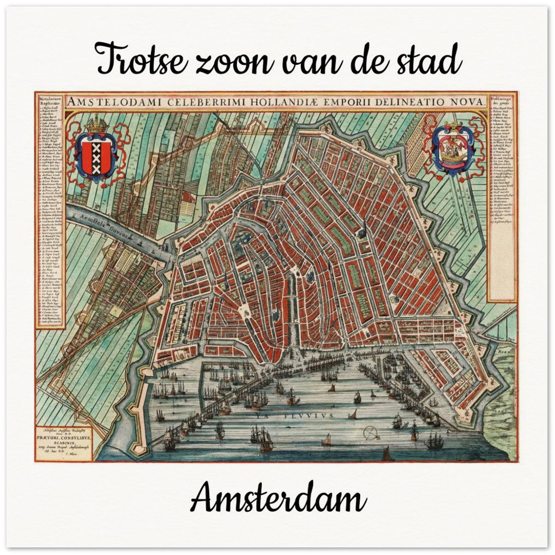 Personalisierte historische europäische Stadtansichten