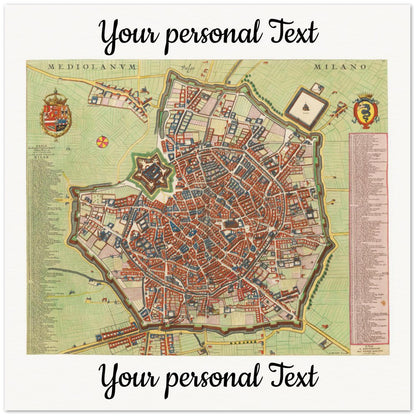 Personalisierte historische europäische Stadtansichten