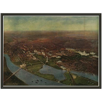 Historical city map  Test product horizontal 3 sizes