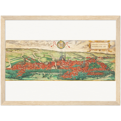 Historical city map  Test product horizontal 3 sizes