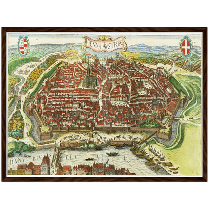 Historical city map  Test product horizontal 3 sizes