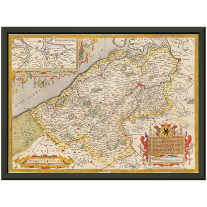 Historical city map  Test product horizontal 3 sizes