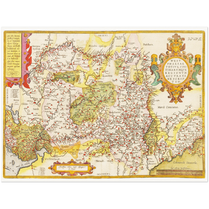 Historical city map  Test product horizontal 3 sizes