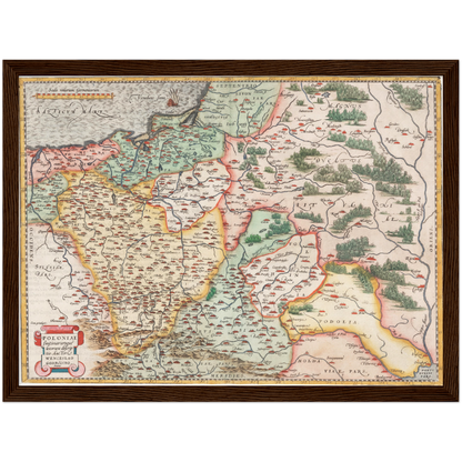 Historical city map  Test product horizontal 3 sizes