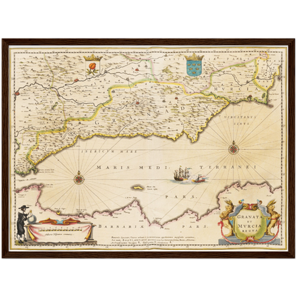 Historical city map  Test product horizontal 3 sizes