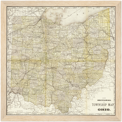 Historical city map  Test product horizontal 3 sizes