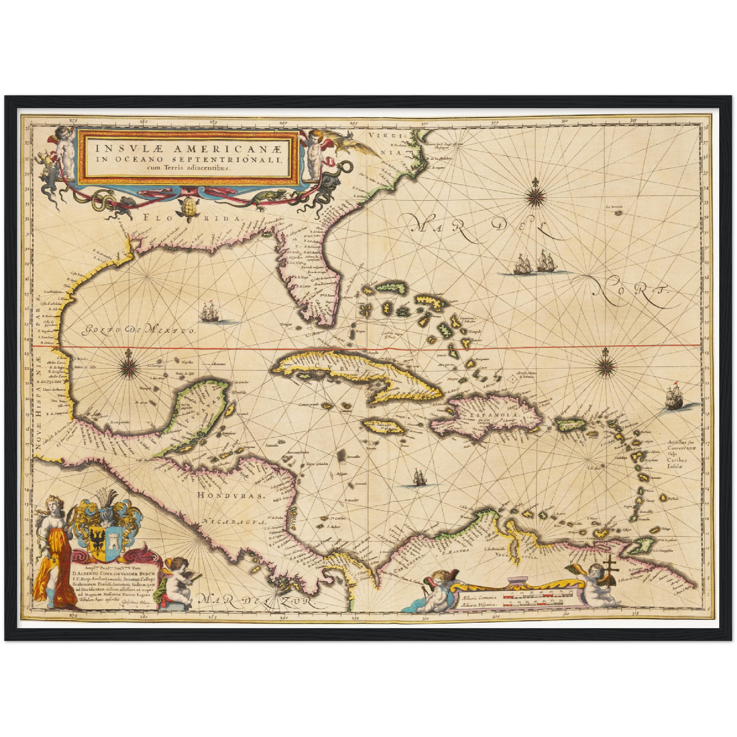 Historical city map  Test product horizontal 3 sizes