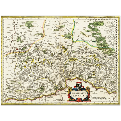 Historical city map  Test product horizontal 3 sizes