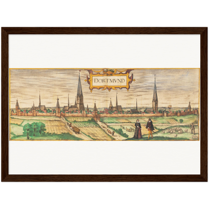 Historical city map  Test product horizontal 3 sizes