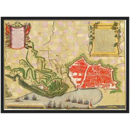 Historical city map  Test product horizontal 3 sizes