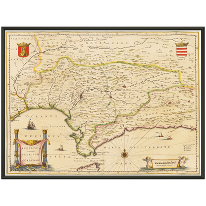 Historical city map  Test product horizontal 3 sizes