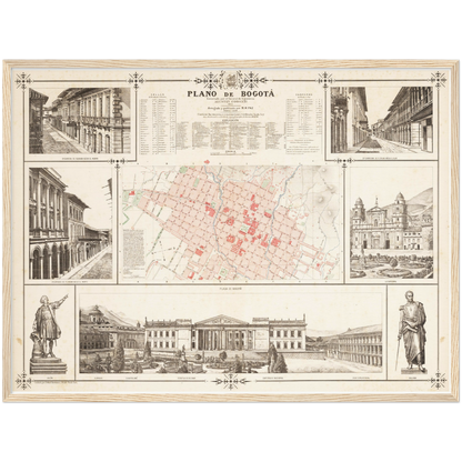 Historical city map  Test product horizontal 3 sizes