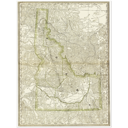 Historical city map  Test product horizontal 3 sizes