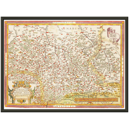 Historical city map  Test product horizontal 3 sizes