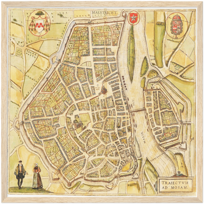 Historical city map  Test product horizontal 3 sizes