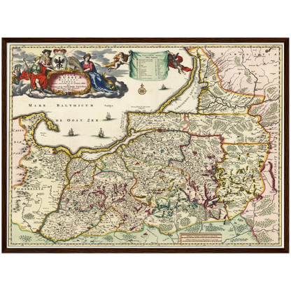 Historical city map  Test product horizontal 3 sizes