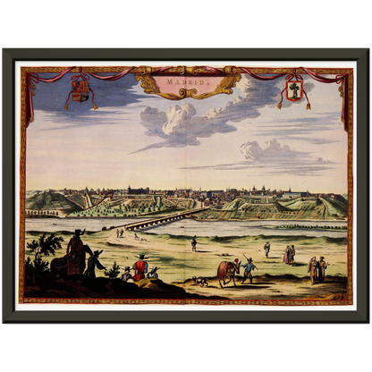 Historical city map  Test product horizontal 3 sizes