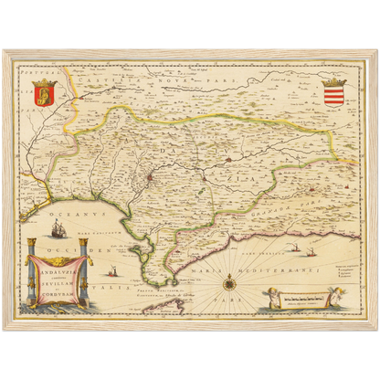 Historical city map  Test product horizontal 3 sizes