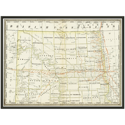 Historical city map  Test product horizontal 3 sizes