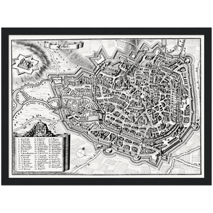 Historical city map  Test product horizontal 3 sizes