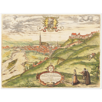 Historical city map  Test product horizontal 3 sizes