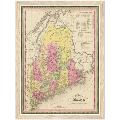 Historical city map  Test product horizontal 3 sizes