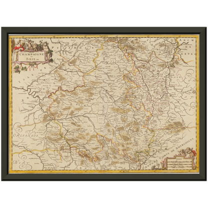 Historical city map  Test product horizontal 3 sizes