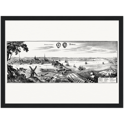 Historical city map  Test product horizontal 3 sizes