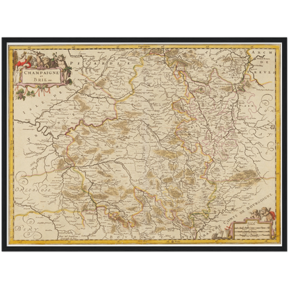 Historical city map  Test product horizontal 3 sizes