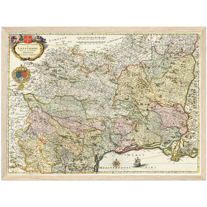 Historical city map  Test product horizontal 3 sizes