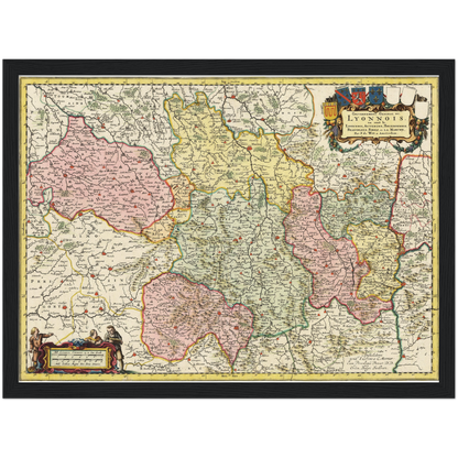 Historical city map  Test product horizontal 3 sizes