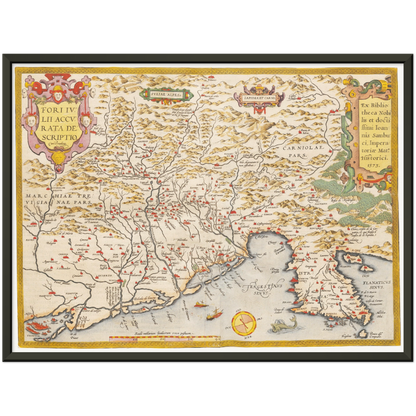 Historical city map  Test product horizontal 3 sizes