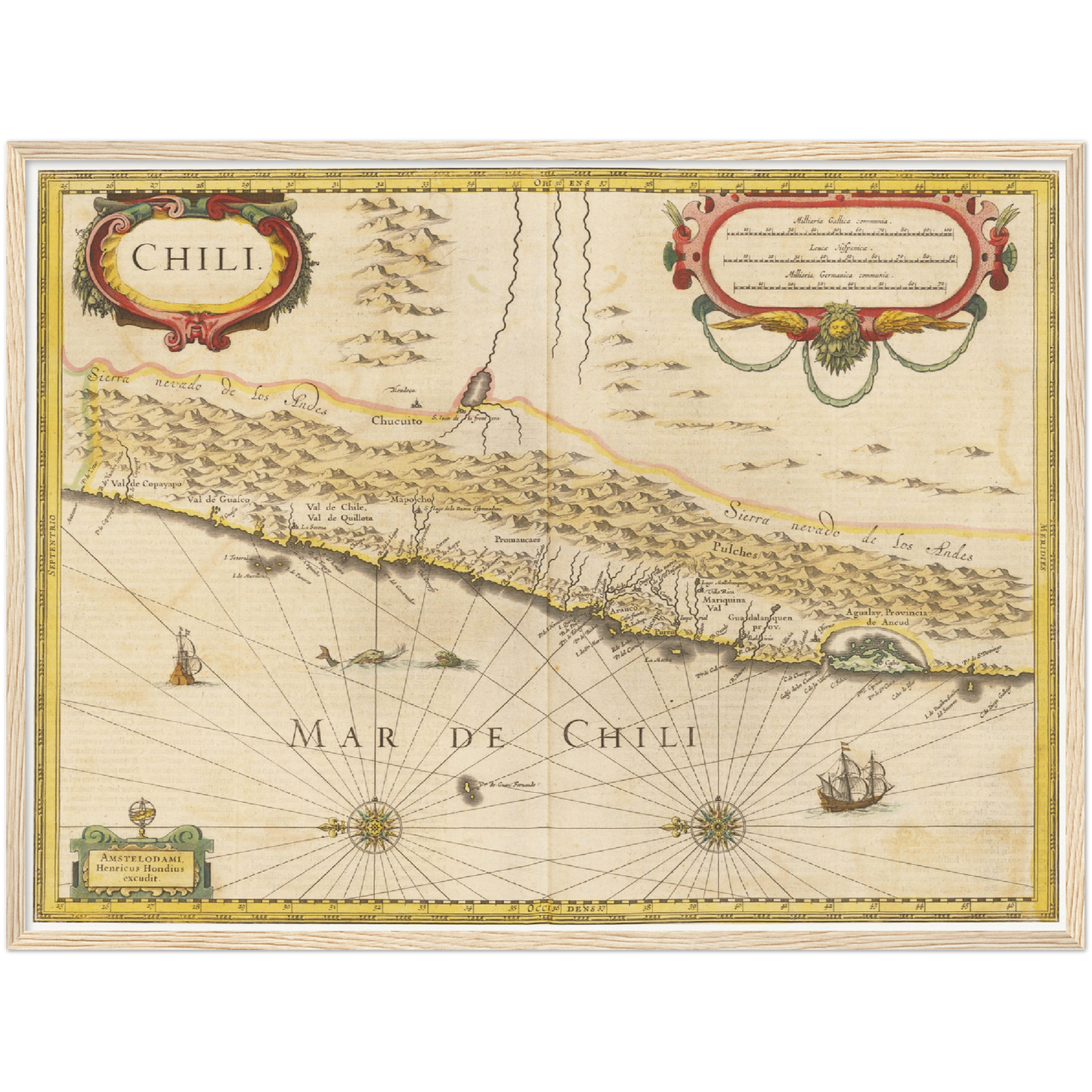 Chile um 1638