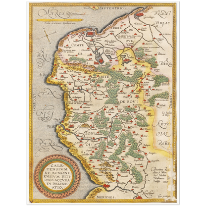 Historical city map  Test product horizontal 3 sizes