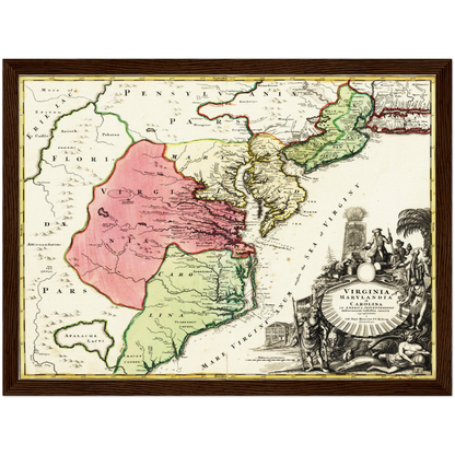 Historical city map  Test product horizontal 3 sizes