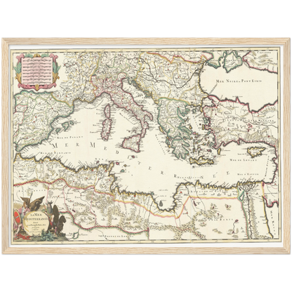 Historical city map  Test product horizontal 3 sizes