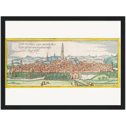 Historical city map  Test product horizontal 3 sizes