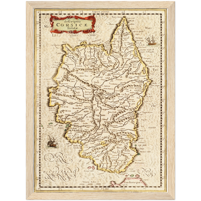 Historical city map  Test product horizontal 3 sizes