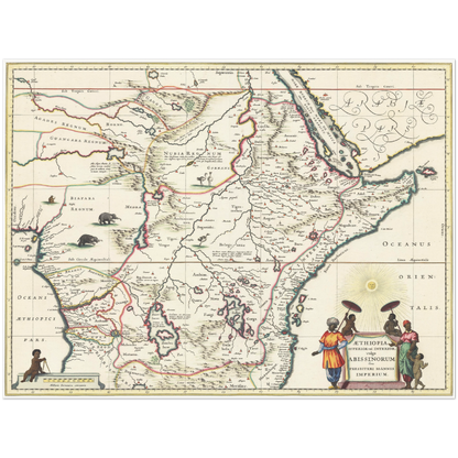 Historical city map  Test product horizontal 3 sizes