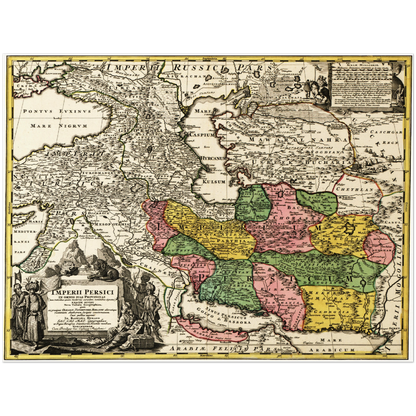 Historical city map  Test product horizontal 3 sizes