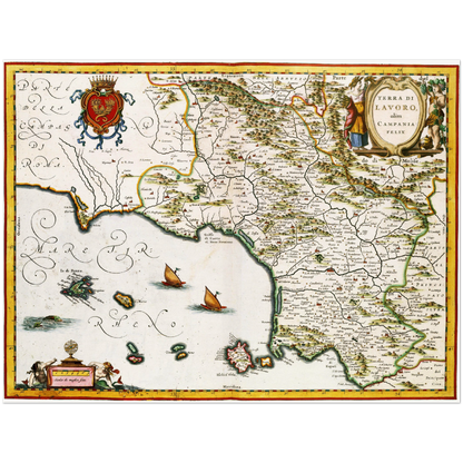 Historical city map  Test product horizontal 3 sizes