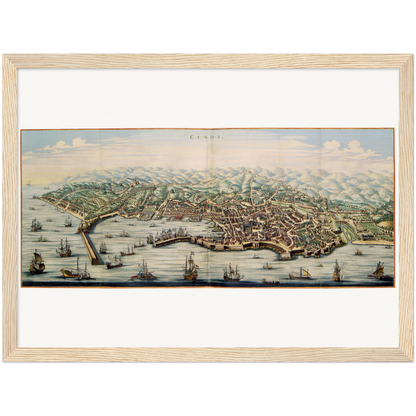 Historical city map  Test product horizontal 3 sizes