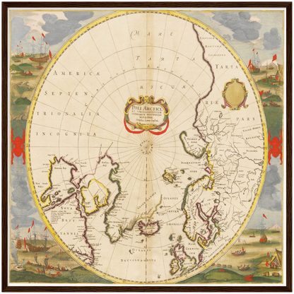 Historical city map  Test product horizontal 3 sizes