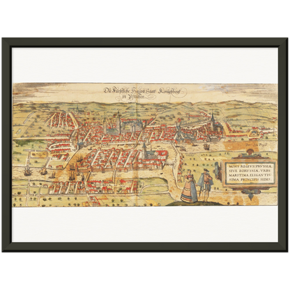 Historical city map  Test product horizontal 3 sizes